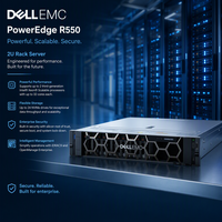 Servidor en Rack 2U PowerEdge R550 de Alta Calidad con Procesador Intel Xeon para Almacenamiento de Bases de Datos y Alojamiento de Máquinas Virtuales