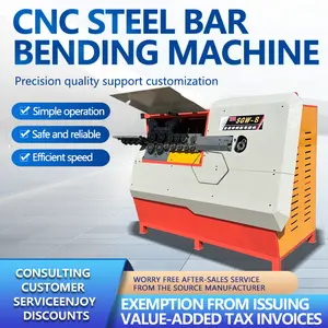 เครื่องดัดเหล็กเส้น CNC อัตโนมัติขนาดเล็ก