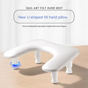 Reposabrazos Profesional para Uñas de Material PU, Diseño Nuevo, Cojín Ajustable de Alta Calidad para Uñas, Suministros para Uñas - Product Image 4