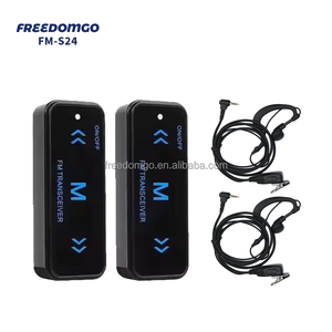 2PCS Freedomgo FM-S24, los Walkie Talkies Más Pequeños y Súper Mini + Auriculares con Alimentación USB, UHF 400-470MHz, Bidireccionales, con Batería de 500mAh - Product Image 4