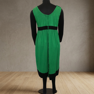 Vêtements quotidiens robe de maternité au genou col rond respirant naturel impression numérique Logo dos maillots de bain Photoshoots femmes enceintes - Product Image 2