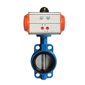Vanne papillon COVNA à action rapide DN80 3 pouces PN16 avec siège en caoutchouc EPDM, type Wafer, en fonte, à double action, avec actionneur pneumatique - Product Image 1