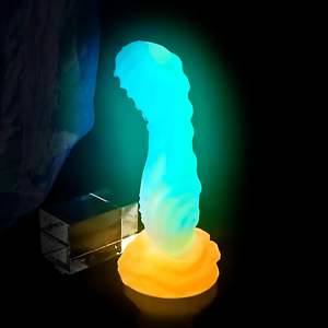 Vente en gros de jouets sexuels pour adultes : Grand godemiché monstre extraterrestre artificiel lumineux avec ventouses - Dildo-silikonformen - Product Image 3