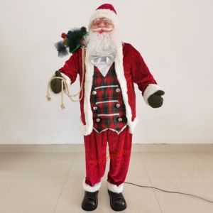<strong>Life</strong> <strong>Size</strong> Dancing <strong>Santa</strong> Indoor High Quality Ornaments Christmas Gifts Outdoor Animated Christmas Decorations With Music - Product Image 3