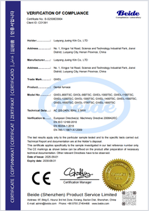 תנור חשמלי קרמי דנטלי למתכת, פורצלן וסינטר, תנור מופל למעבדה, ציוד חימום מדגם GWL GWL-TSC, 36 קילוואט - Product Image 6