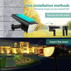 Outdoor IP65 Waterproof 6000K Solar Energy Led Garden Lawn Lights Solar Decoration Light /Solar <b>Lamp</b>/Solar Landscape Spotlights - Product Image 2