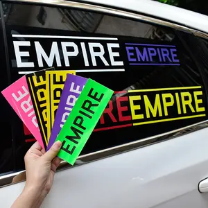 Stiker Mobil Bumper Pvc Decal Vinil Logo Olahraga Grafiti Reflektif Murah Kustom