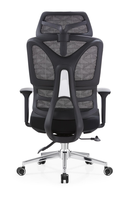 Chaise de bureau ergonomique, chaise multifonction 3D avec soutien lombaire, chaise de jeu moderne de style exécutif, chaise de bureau pivotante