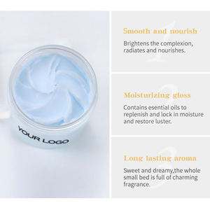 Beurre Corporel Fouetté Nourrissant au Karité Vente en Gros Marque Blanche, Crème Hydratante Infusée à l'Acide Hyaluronique Éclaircissante pour la Peau - Product Image 4