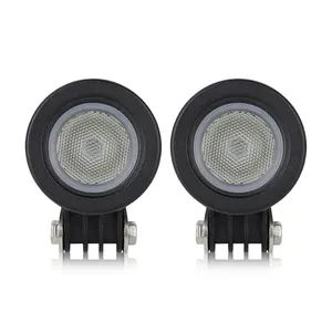 JHS factory supply round working light 12v 24v 3inch mini 10W round car fog led light offroad auto lighting systems