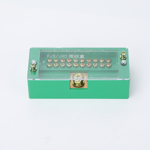 Caja de Distribución de Energía Guan Yang FJ6JHD de 10 Vías con Entrada Única, IP44, Verde - Product Image 1
