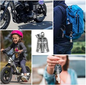Clochettes de moto personnalisées sur mesure, pendentif campana de protection, cloche « Live to Ride Route 66 », clochettes de motard, cadeaux porte-bonheur - Product Image 6