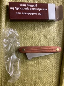 Cuchillo de injerto plegable para jardín, recortador de plantas de semillero, tijera artesanal de verduras en maceta - Product Image 5