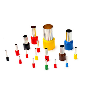 1000 unidades/bolsa Terminales de cable aislados E1510, Terminales de cable tipo botón de 1.5mm, Pines de crimpado aislados 18AWG - Product Image 2
