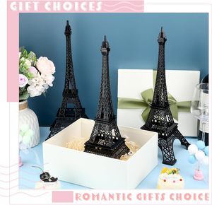 Therwen Set di 6 Statue della Torre <span class=keywords><strong>Eiffel</strong></span> da 15'' in Lega Metallica, Tema Architettonico Francese di Parigi, Oggetto da Collezione, Decorazione per Feste, Regalo, Decorazione per Torte - Product Image 6