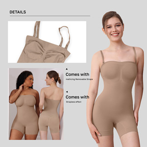 <span class=keywords><strong>Fajas</strong></span> sin tirantes cómodas sin costuras para adelgazar el vientre <span class=keywords><strong>fajas</strong></span> levantadoras de glúteos para mujeres moldeadores de cuerpo transpirables - Product Image 4