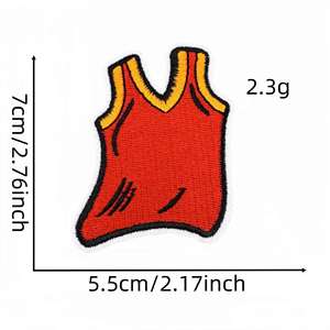 New Iron on Embroidery <b>Basketball</b> Theme Jersey <b>Basketball</b> Stands MVP Patch for Clothes Backpack Decoration - Product Image 3
