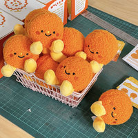 Peluche personnalisée de qualité collectionnable, coussin rond Kawaii en forme de dessin animé, faible MOQ, jouet en peluche de Noël personnalisé