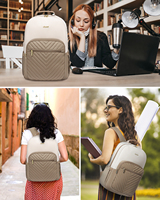 Sac à dos LOVEVOOK, sac à dos d'école imperméable pour étudiants, sac à dos de voyage de qualité pour infirmières, enseignants, sac à dos d'affaires avec port USB pour ordinateur portable