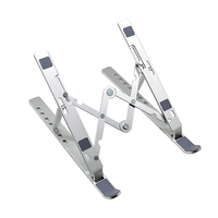 Support pour ordinateur portable en alliage d'aluminium en gros, pliable, ergonomique, support pour tablette, prix d'usine, fournisseur intégré