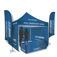 Tentes personnalisées à ouverture rapide, imprimées sur mesure, auvent rétractable pour activités en plein air, pour la publicité