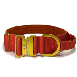 Collar táctico de nailon premium de 5 cm de ancho para perros con hebilla de aluminio ligera y acolchado cómodo para pasear perros - Product Image 2