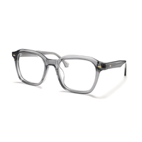 Lunettes de vue de luxe italiennes faites à la main de haute qualité, monture carrée en acétate, style rétro, logo personnalisé, lunettes optiques pour hommes et femmes