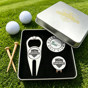 Pour les académies de golf, coffret cadeau de golf, marqueur de balle, outil de réparation de divots, jeton de <span class=keywords><strong>poker</strong></span> personnalisé, fabrication ODM disponible - Product Image 5