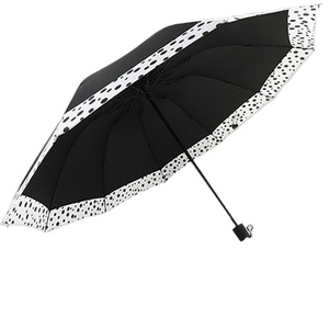 Hot bán mô hình <span class=keywords><strong>3</strong></span> gấp 10 xương sườn Polka Dot dù để che nắng ô dù - Product Image 3