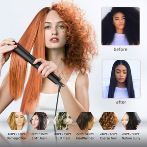 Ionic <strong>Hair</strong> <strong>Straightener</strong> Curler Keratin Treatment <strong>Hair</strong> Flat Irons for Frizzy <strong>Hair</strong> Recovers Damage Straightening Iron - Product Image 3