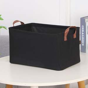 Fabric Storage Basket <b>Desktop</b> Toy Organizing <b>Bins</b> for Baby's Closet - Product Image 5