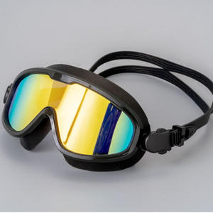 Swimming Goggles Adult Anti-Fog Waterproof PC Lens <b>Large</b> <b>Frame</b> High Definition Universal Use - Product Image 2