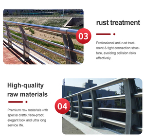 Barrières <span class=keywords><strong>de</strong></span> protection en acier inoxydable et alliage d'aluminium pour ponts, riviers et aménagements paysagers - Product Image 3