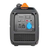 Générateur Inverseur Portatif Silencieux 3500W 60Hz 24V CC à Moteur 4 Temps Démarrage Électrique à Essence Facile à Déplacer pour Camping et Usage Domestique