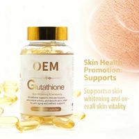 Gélules de L-Glutathion pour éclaircir la peau, capsules de beauté pour femmes Golwing, complément anti-âge avec collagène et vitamine C