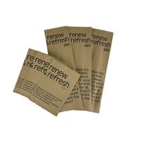Papier kraft personnalisé recyclable personnalisé papier kraft blanc sac debout en papier kraft recyclable sac d'emballage de fournitures d'hôtel