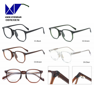 Gafas <span class=keywords><strong>de</strong></span> Lectura Unisex con Montura Completa, Diseño Clásico Abstracto, <span class=keywords><strong>Lentes</strong></span> Cómodas, Modelo UWIE1801, Talla 52-17-145, <span class=keywords><strong>para</strong></span> Todo Tipo <span class=keywords><strong>de</strong></span> Rostro - Product Image 5