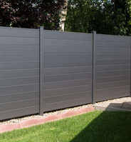 Nouveau design de matériau de décoration, clôture en aluminium décorative d'extérieur, panneaux de clôture en métal pour jardin, clôture de jardin pour l'intimité