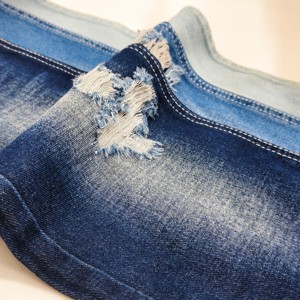 Tela Vaquera Azul de Alta Calidad, Mezcla de Poliéster/Algodón, Resistente a las Arrugas y a la Abrasión, Peso Pesado 370g/m para Abrigos/Chaquetas - Product Image 3