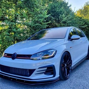 Nueva venta bien ABS Material brillo negro parachoques delantero coche labio delantero para Volkswagen Golf <span class=keywords><strong>7</strong></span> - Product Image 3