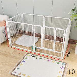 Özel yüksek kaliteli rahat ferforje büyük köpek sandık açık kulübesi Modern tarzı küçük hayvanlar ve köpekler için - Product Image 5