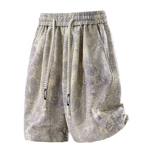 Pantalones Cortos Holgados Retro de Primavera 2025 con Logotipo Personalizado, Estilo Urbano, Deportivos, Lavados, Cómodos y Frescos - Product Image 3