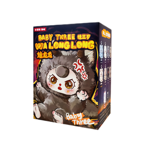 100% Original Authentique Baby Three WA LONGLONG Series Blind Box Figurine en Peluche Décorative à Visage en Vinyle Mignonne, Pendentif - Product Image 5