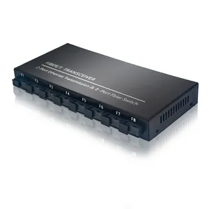 8 Port 155M FX Plus 2 Gigabit RJ45 Fiber Optic Media Converter Price For FTTH FTTB FTTX Network