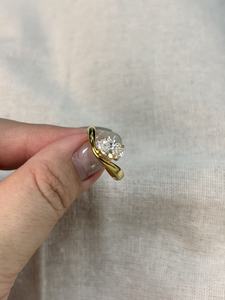 UM jewelry <b>925</b> sterling <b>silver</b> Cultivated diamond <b>ring</b> daily wear wedding engagement anniversary party gift - Product Image 3