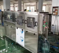 Machine de remplissage d'eau pure électrique automatique 500 ml, haute productivité, moteur à économie d'énergie, PLC pour boissons, Dubaï