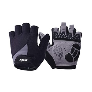 Gants d'impact respirants demi-doigt pour hommes femmes gants de cyclisme en cuir pour VTT équitation entraînement physique - Product Image 1