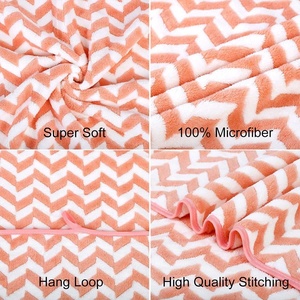 Serviette <span class=keywords><strong>de</strong></span> <span class=keywords><strong>bain</strong></span>, <span class=keywords><strong>de</strong></span> plage et pour le visage en microfibre éponge <span class=keywords><strong>de</strong></span> haute qualité, à rayures carrées, douce, séchage rapide, absorbante, logo personnalisé, plusieurs couleurs - Product Image 2