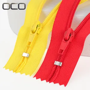 OCO Cremallera nylon 5 zipper by the yard garment accessories zip for awning plastic zipper bag