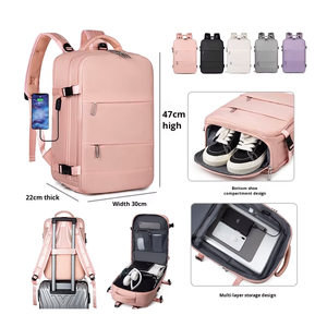 Vente en gros de <span class=keywords><strong>sac</strong></span> <span class=keywords><strong>à</strong></span> <span class=keywords><strong>dos</strong></span> USB de grande capacité pour hommes et femmes pour les déplacements professionnels Nouveau <span class=keywords><strong>sac</strong></span> d'<span class=keywords><strong>ordinateur</strong></span> <span class=keywords><strong>confortable</strong></span> de style professionnel - Product Image 1